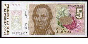 5 Australes__
Pk 324 Banknote