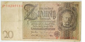 20 mark Banknote