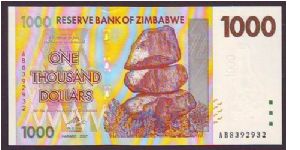 1000d Banknote
