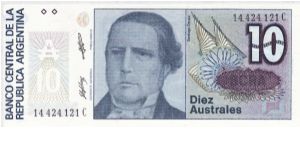 10 Australes P325b Banknote