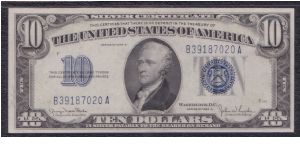 1934 D WIDE $10 SILVER CERTIFICATE

**PMG 65 EPQ**

**GEM UNC** Banknote