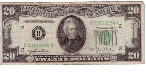 20$ Banknote