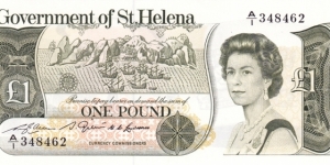 St Helena P9a (1 pound ND 1981) Banknote