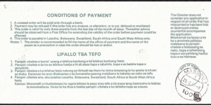 Banknote from Lesotho