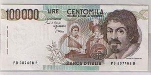 100,000lire Banknote