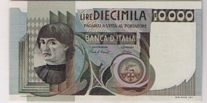 10,000 lire Banknote