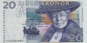 Sweden 20 kronor 1991 Banknote