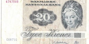 20 Kroner(1987 issue) Banknote