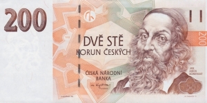 Czech Republic P19 (200 korun 1998) Banknote