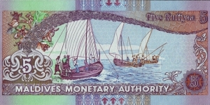 Banknote from Maldives