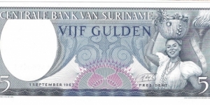 5 Gulden(1963) Banknote