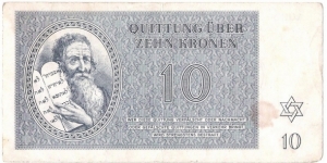 10 Kronen(Terezin Concentration Camp 1943) Banknote