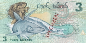 3 Dollars Specimen Banknote 000000 Banknote