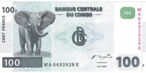 100 Francs(2000) Banknote