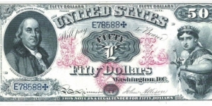 50 Dollars(Reproduction) Banknote