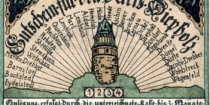 75 Pf. Notgeld Diepholz - 2 Banknote