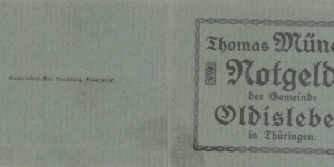 Envelope for Thomas Muntzer Series Banknote