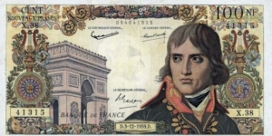 100 New Francs Banknote