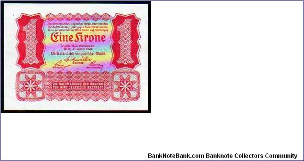 1 Krone__

Pk 73 Banknote