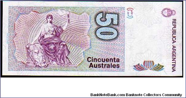 Banknote from Argentina year 1986