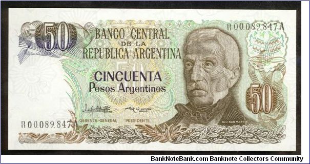 Argentina 50 Pesos 1983 P314. Banknote