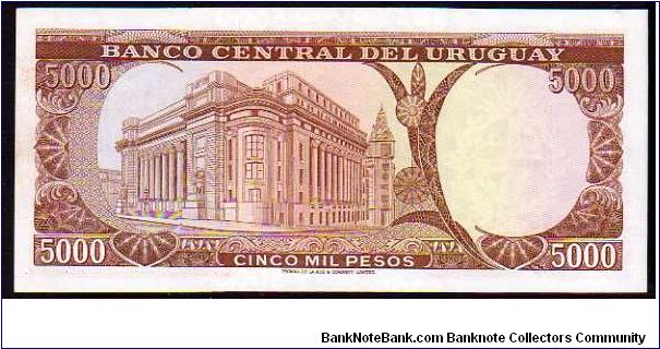 Banknote from Uruguay year 1967