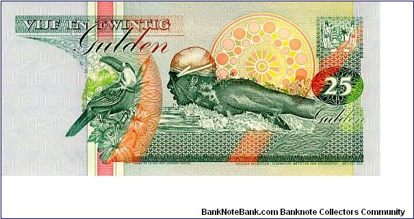 Banknote from Suriname year 1991