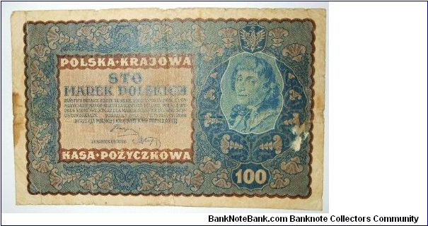 100 marek polski Banknote