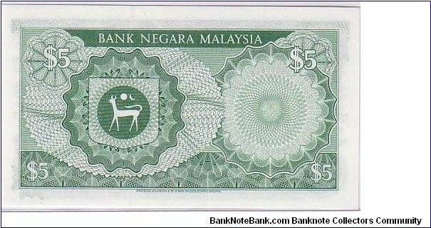 Banknote from Malaysia year 1976