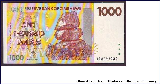 1000d Banknote