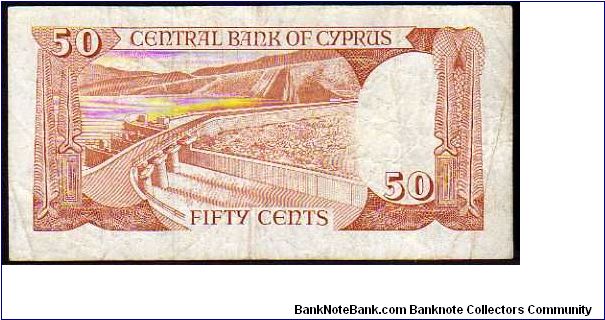 Banknote from Cyprus year 1987