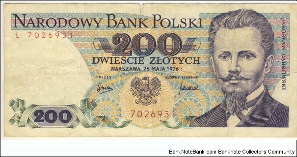 200 Zloty Banknote