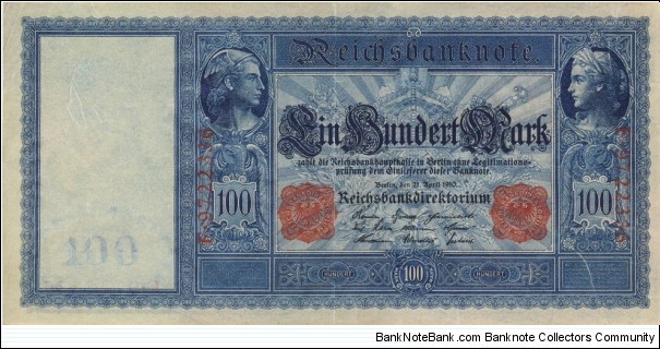 100 Mark(German Empire 1910) Banknote