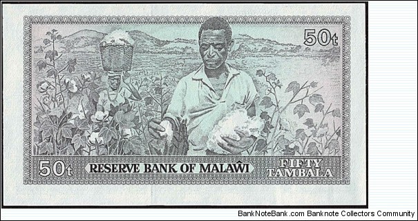 Banknote from Malawi year 1982