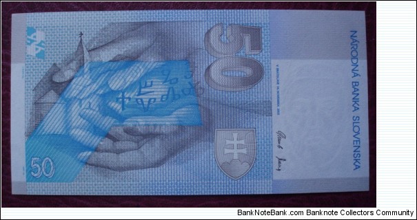 Banknote from Slovakia year 2005
