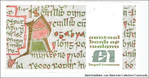 Banknote from Ireland year 1986