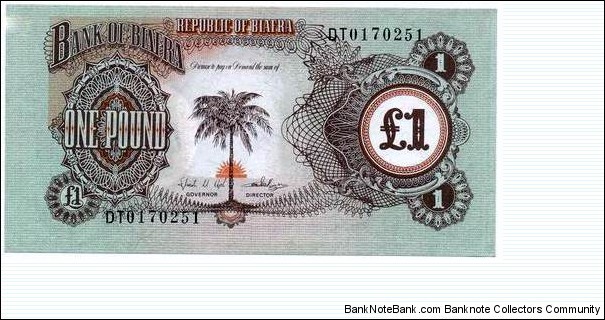 Biafra pound Banknote