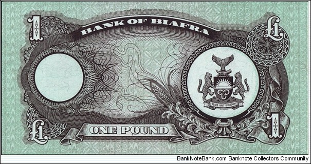 Banknote from Biafra year 0