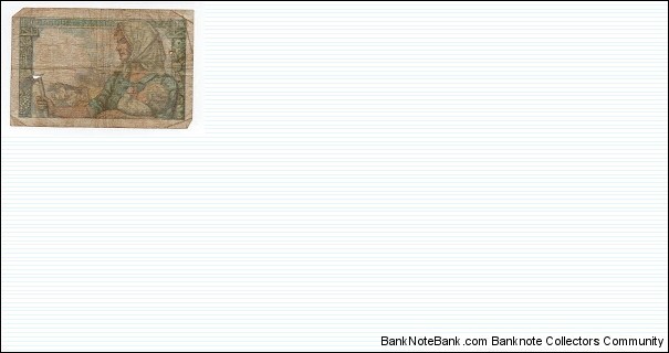 Banknote from France year 1942