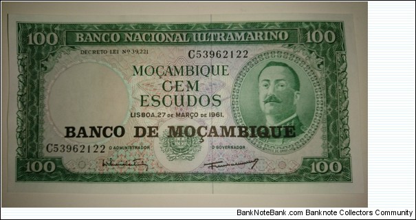 100(cem) escudos Banknote