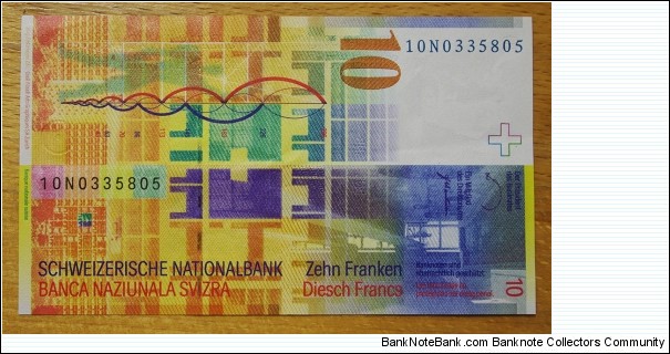 Banknote from Switzerland year 2010