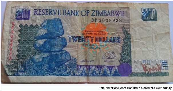 Zimbabwe $20 