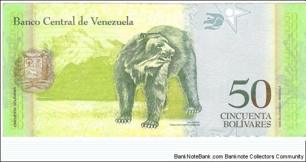 Banknote from Venezuela year 2011