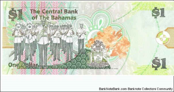 Banknote from Bahamas year 2015