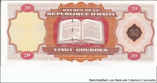Banknote from Haiti year 2001