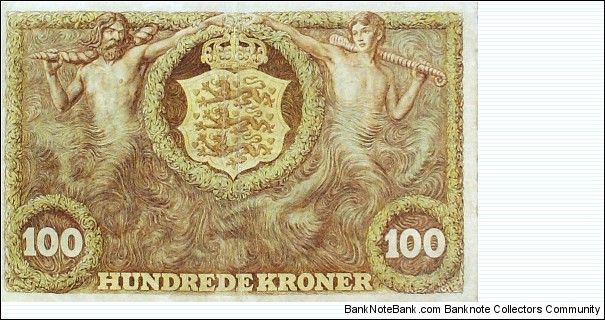Banknote from Denmark year 1941