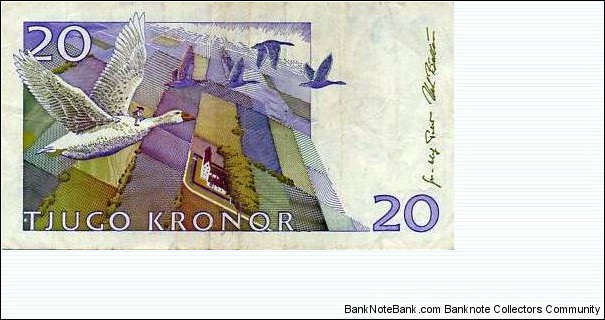 Banknote from Sweden year 1998