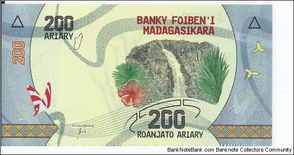 500 Ariary - pk 99 Banknote