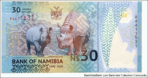 Banknote from Namibia year 2020