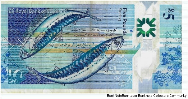 Banknote from Scotland year 2016